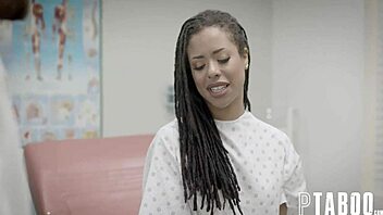 Amateur teen Kira Noir's big boobs and big ass in clinical trial