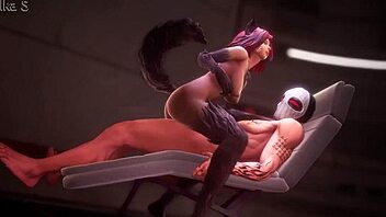 POV action with big ass Kitty girl and cumshot in mouth