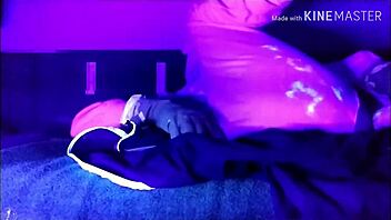 cosplay solo with large dildo