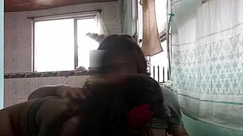 The petite latina brunette gets fucked on the chair, her big tits bouncing wildly