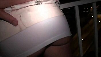 In the night, Molly Madison gets her ass fucked outdoors in a public pickup