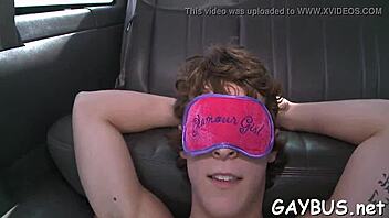 Two guys engage in hot homosexual sex