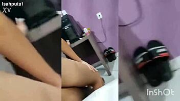 the blonde whore sat on the cuckold guy's cock, riding him slowly