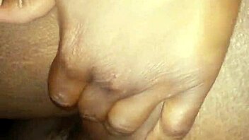 ebony bitch eats pussy cum