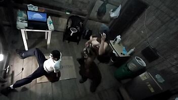 Homemade porn video of a big ass brunette getting fucked by her stepbrother