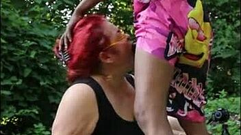 Liz Takes Monster BBC on Rock by Creek in Wild Outdoor Fuck.