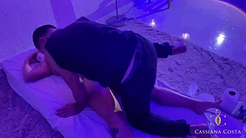 Latina Tantric Massage Turns Horny with Handjob Blowjob