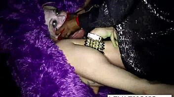 Cosplay babe with big tits gets fucked and covered in cum