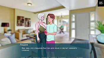 Masturbation and cowgirl in hentai anime
