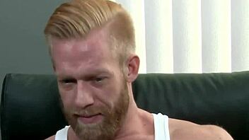 Muscle Stud Solo Strokes with Cock Ring