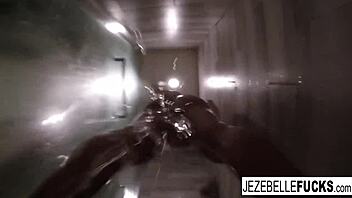 Jezebelle Bond Feels Aroused Masturbating In The Bath, Showing Big Tits And Wet Pussy