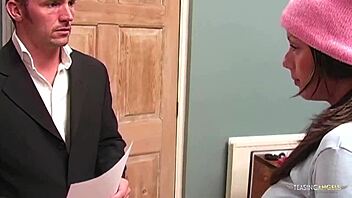 Coworker waits while he fucks anal brunette mckenzie lee 😈