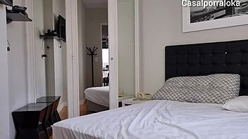 Caught my friend sneaking, but husband joined for hot Indian creampie! 😜