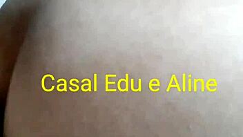 casal edu e aline - esposa namorando fazendo boquete espanhola e sentando na piroca segurando o celular - parte 2 final