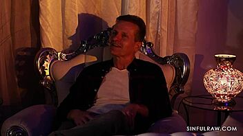 Groping and rough banging with a cheating voyeur watching closely