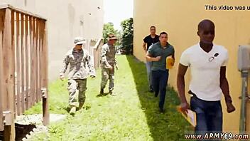 First Time Gay Anal Sex With Drill Sergeant!