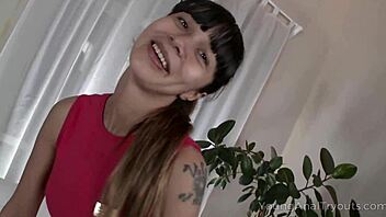 Cute teen satisfies her anal sex craving with a big cock