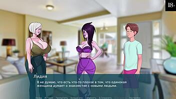 Masturbation and cowgirl in hentai anime