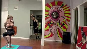 bruno has the horny trainer working out on his big cock