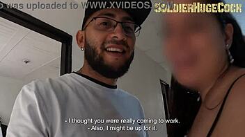 I met this latina teen on social media and tried to get her into porn, but she just sucked my cock and swallowed my cum