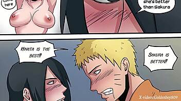 Anime hentai at its best: Naruto and Bulma