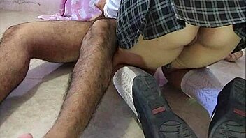 Seduced Mexican Schoolgirl in Uniform After School