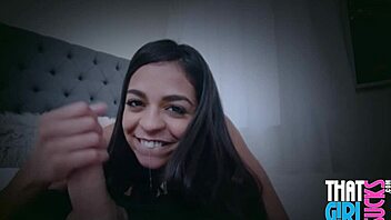 she says, 'watch me suck this big cock pov'