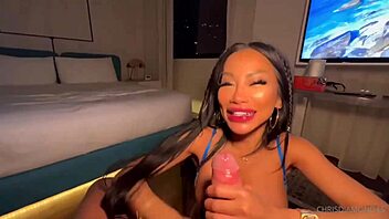 Cj sucks my dick and prepares pussy to fuck hard