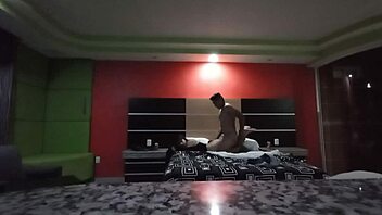 Morrita's petite body gets filled with Perrito's big cock