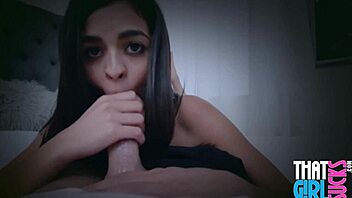 she says, 'watch me suck this big cock pov'