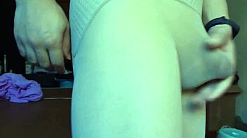 Want to bind your cock in gray pantyhose?