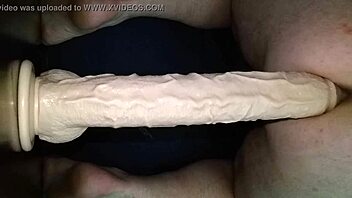 Ever seen a guy handle a big dildo? Watch him explore toys in this gay hardcore scene