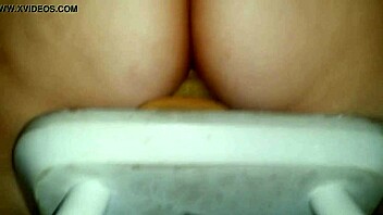 Big dildo gets licked by Latina wife