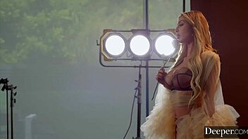 deeper sexy model azul reveals naughty client session