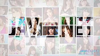 Slamming a Japanese babe hard in tight stockings right now.