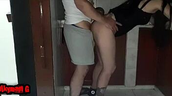 cooking with my hot stepsister in the kitchen before parents arrive