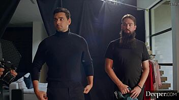 deeper sexy model azul reveals naughty client session