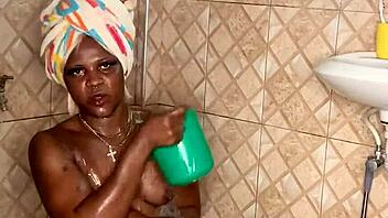 Anita says, 'My pussy is so wet, I'm fingering myself in the bathroom.'