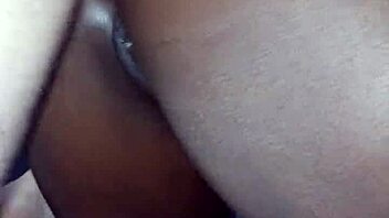 Husband watches wife get fucked by black guy and takes his load
