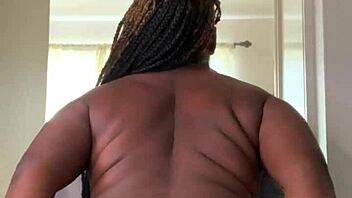 Sensual black pornstar gets naughty in the morning