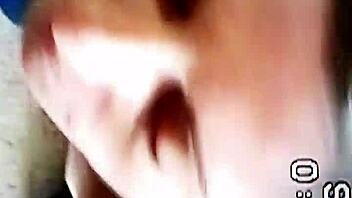 in the steamy encounter, the voluptuous milf receives a huge cumshot facial from her eager partner