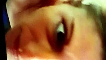 in the steamy encounter, the voluptuous milf receives a huge cumshot facial from her eager partner