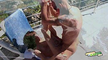 Blonde Carmen Gets Fucked Hard On The Pool!