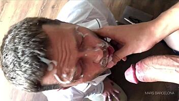 Massive Cumshots Blast Faces in Gay Compilation