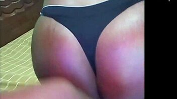 cyndy blackslave gets her first real spanking from master