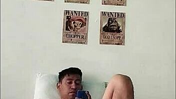 i masturbate on the high bed altair with cock massage