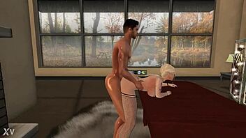 M22 Game Featuring Cute Characters at Desk