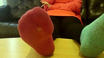 hey, check these sexy girls with smelly feet getting sniffed