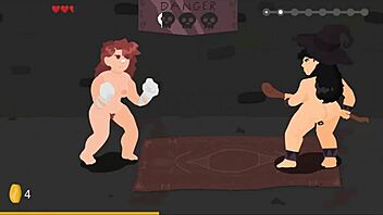 dungeon of desire hentai pixel game ep 1 the witch squirts a lot while having rough sex