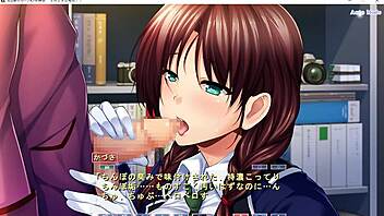 Intriguing Japanese anime game demo Lovedori-h.
